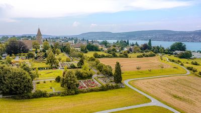 Luftaufnahme Friedhof Kilchberg